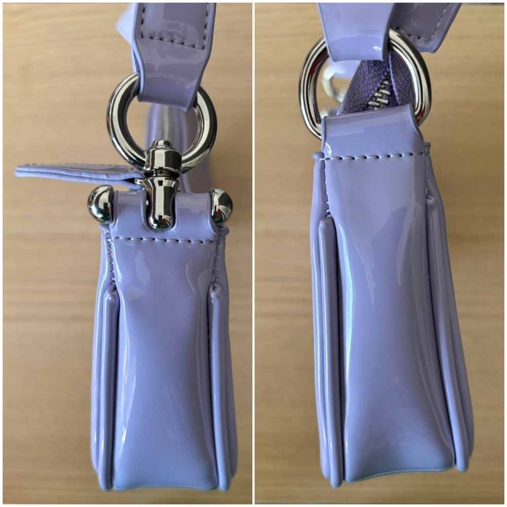 Urban Outfitters Purple Vegan Leather Shoulder Bag Handbag Purse - Picture 12 of 16